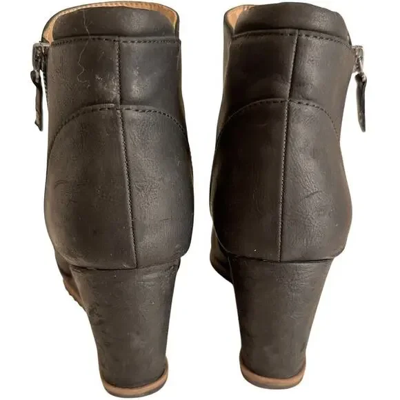 Soul Naturalizer Womens Size 10M Haley Black Wedge Boots Shoes Careerwear Witchy - Picture 3 of 16